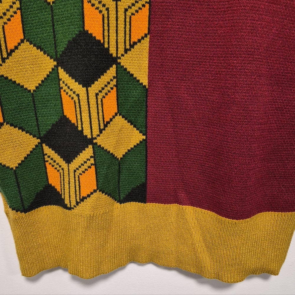 Steady Hands Giyu Tomioka Demon Slayer Sweater Vest Unisex Geometric Size S/M - Picture 10 of 13